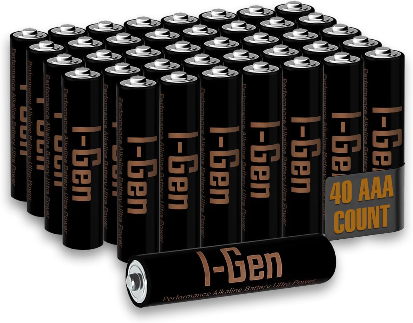 I-Gen A115 Ultra Alkalin AAA İnce Kalem Pil 40'lı Paket LR03 1.5V