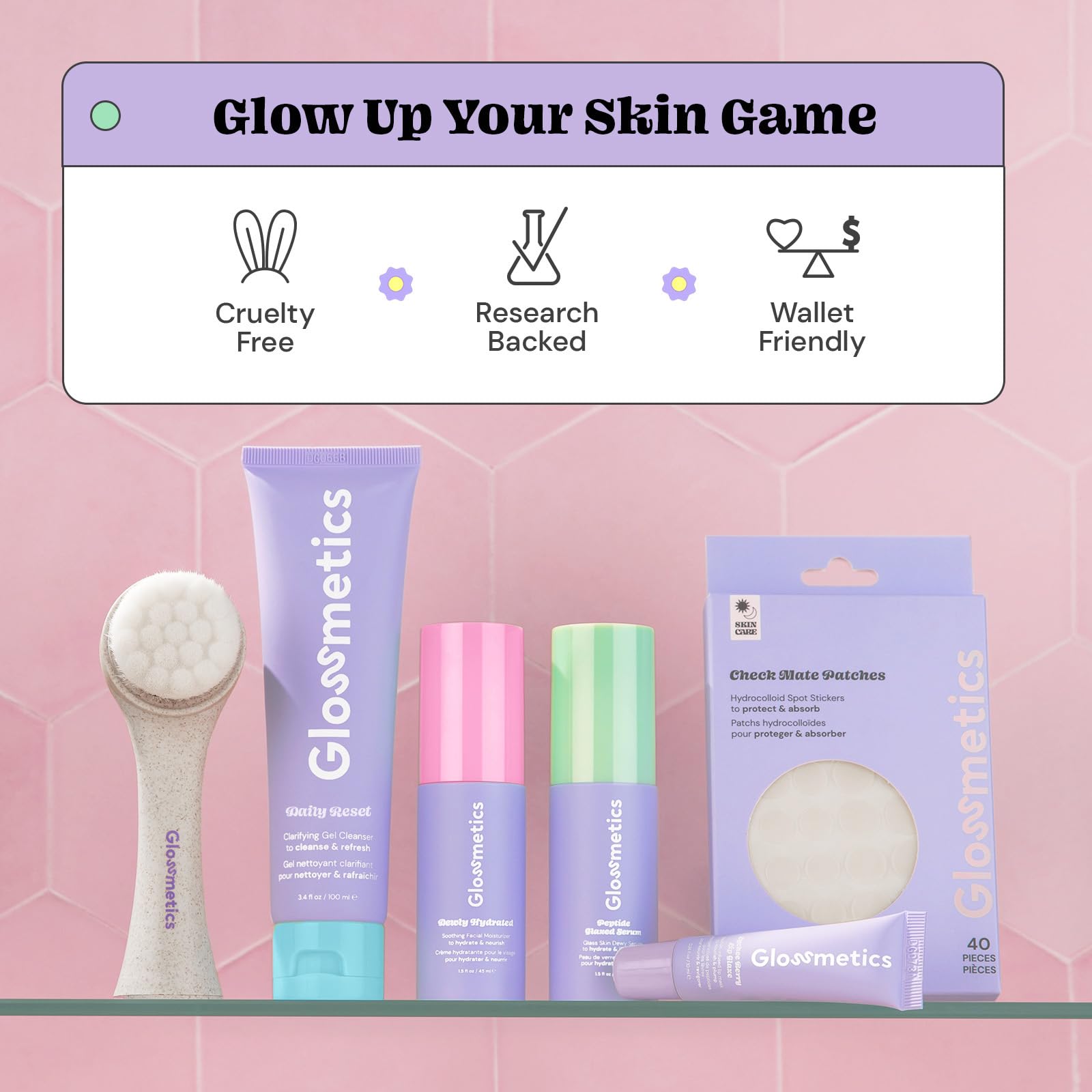 Glossmetics Balance & Purify Bundle - Acne Removal Kit For Face