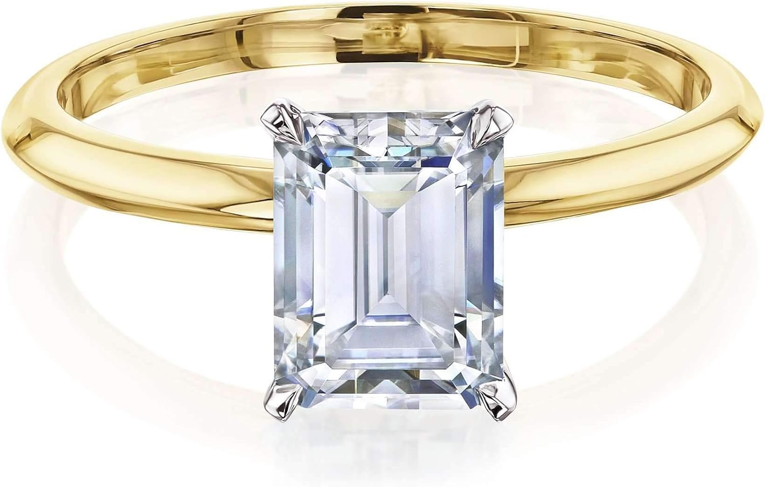 Kobelli 1.75ct Emerald Forever One Moissanite Solitaire Ring (DEF/VS)