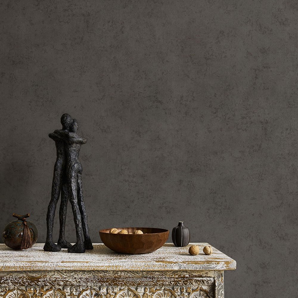 Papier peint intissé Erismann effet patiné shabby de qualité