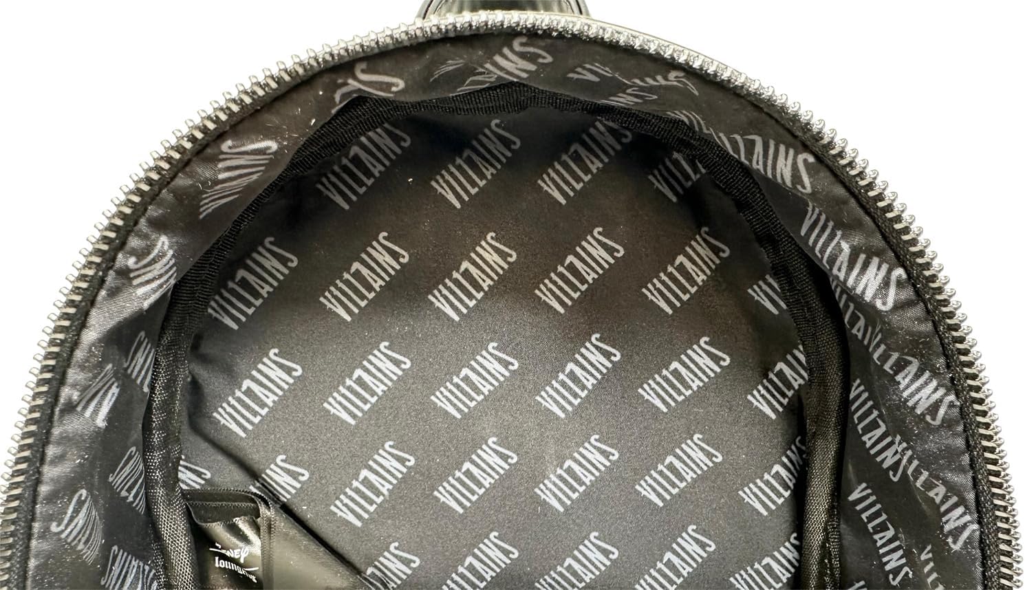 Loungefly Disney Villains Debossed All Over Print Womens Double Strap Shoulder Bag Purse - Image 7