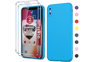 ESR Mimic Tempered Glass Case for iPhone Xs Max with 2-Pack Screen...