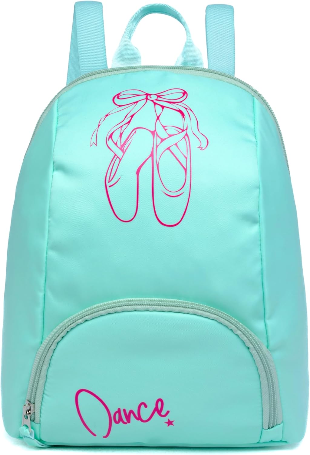 Girls Dance Backpack, Toddler Ballet Tutu Bag, Ages 3-8 (Patina Green)