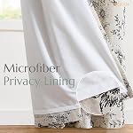 jinchan Lined Linen Curtains Floral Curtains for Living Room 84 Inches Long Black Peony Flower Printed Curtains Rod Pocket Back Tab Farmhouse Patterned Drapes Bedroom Window Curtains Set 2 Panels | Privacy lining, light filtering drapes, vintage, cot