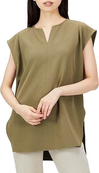 Amazon | [ビス] ブラウス 【EASY CARE・UVケア】【セットアップ対応