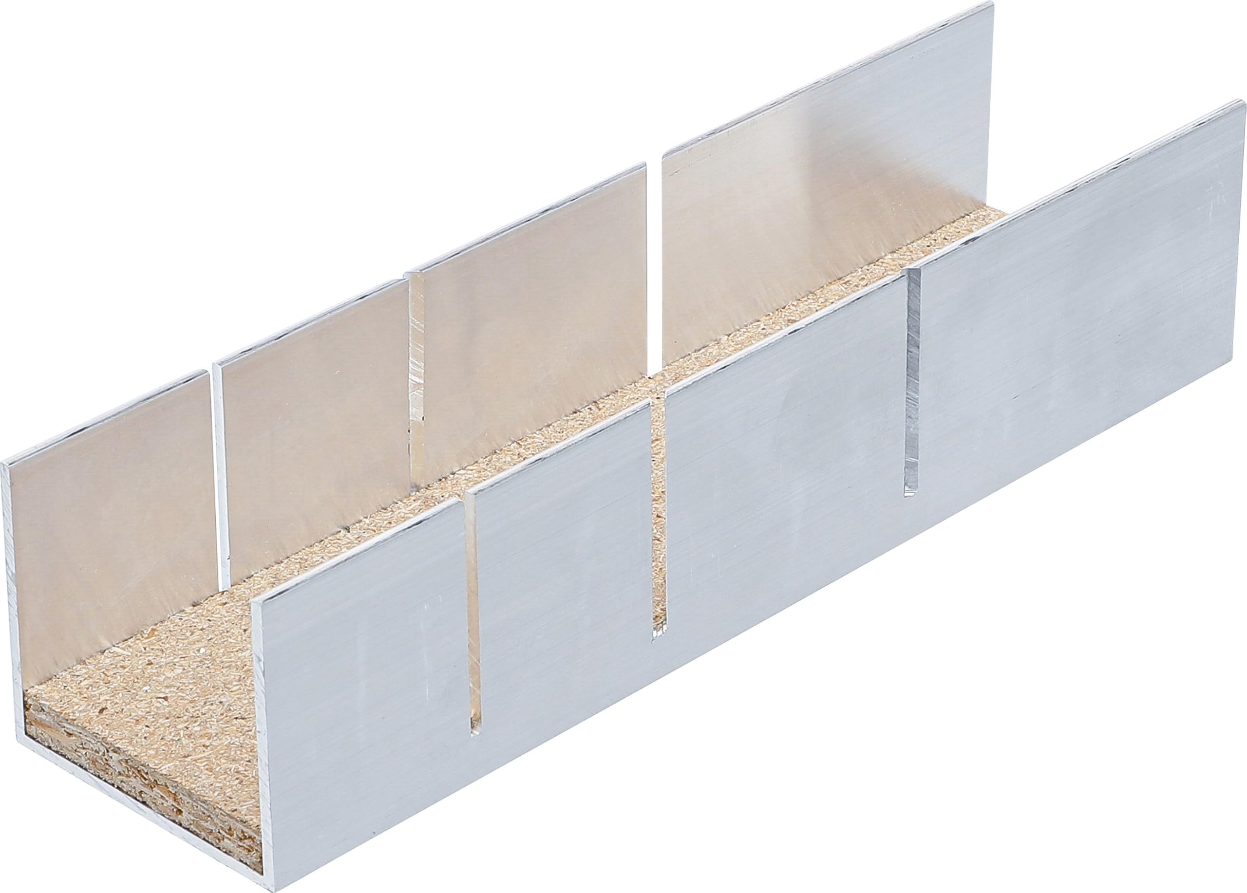 BGS 50860 | Caja de ingletes de aluminio | 245 x 65 x 55 mm