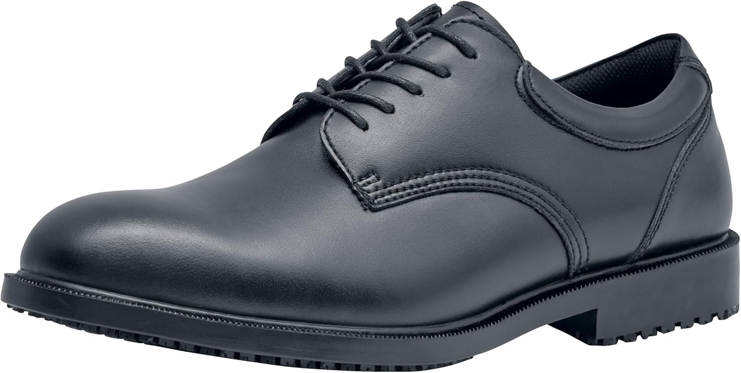 Shoes for Crews Men's Oxford - Slip-Resistant Comfort