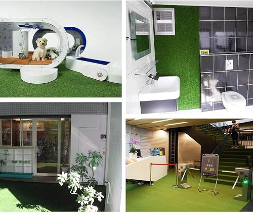 Miniatura 5 de Petgrow  Tamaños personalizados de césped artificial, alfombra de césped sintética económica para interior y exterior, alfombra de césped sintético