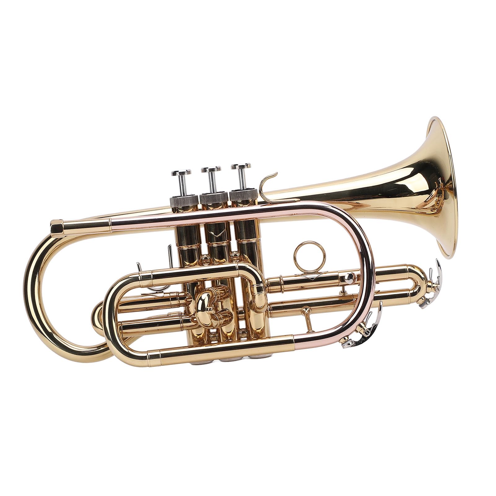 VGEBY Set Tromba Standard Professionale in Sib con Tono Chiaro e Brillante per Strumenti Orchestrali Color Oro