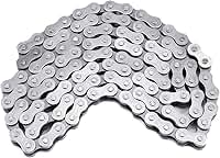 Generic Corrente de Bicicleta Motorizada Com Motor para Bicicleta Motorizada de Em Aço Inoxidável Preto 415-110L para Com Motor