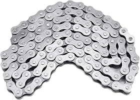 Corrente de Bicicleta Motorizada 415-110L, Construção Em Aço Inoxidável, Compatível Com Motores