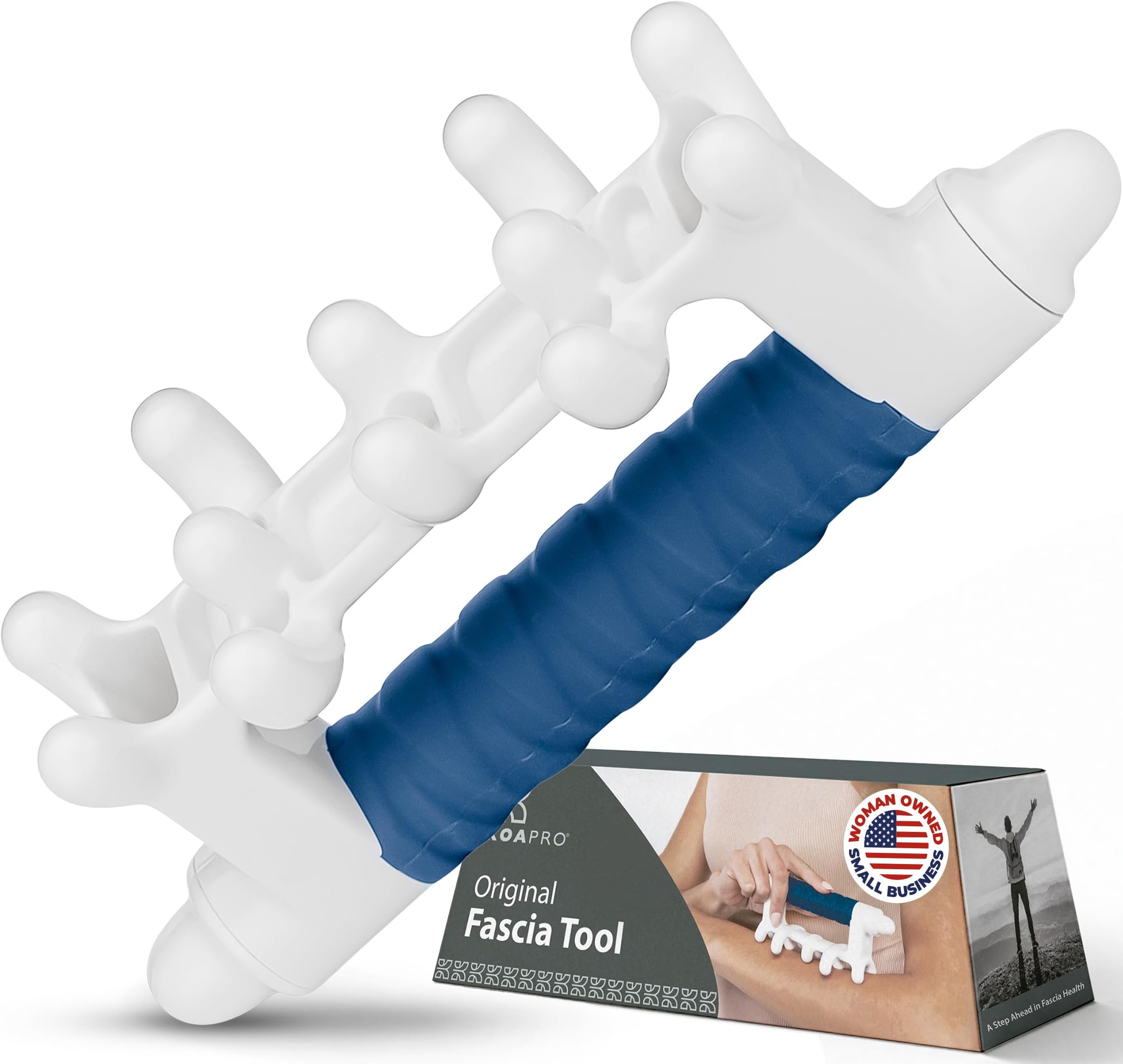 Trigger Point Massager Massage Tool - Myofascial Release Tools - Deep Tissue Pressure Point Therapy Massager Stick for Neck Back Body by Elite