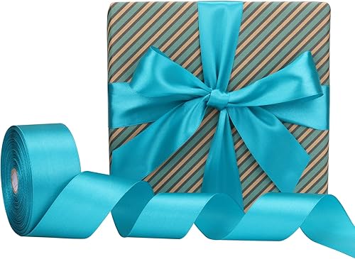 Miniatura 88 de Cinta de oro rosa de 1-1/2 pulgadas, para envolver regalos, 50 yardas, corona de fiesta de boda, costura, accesorios para el cabello, decoración