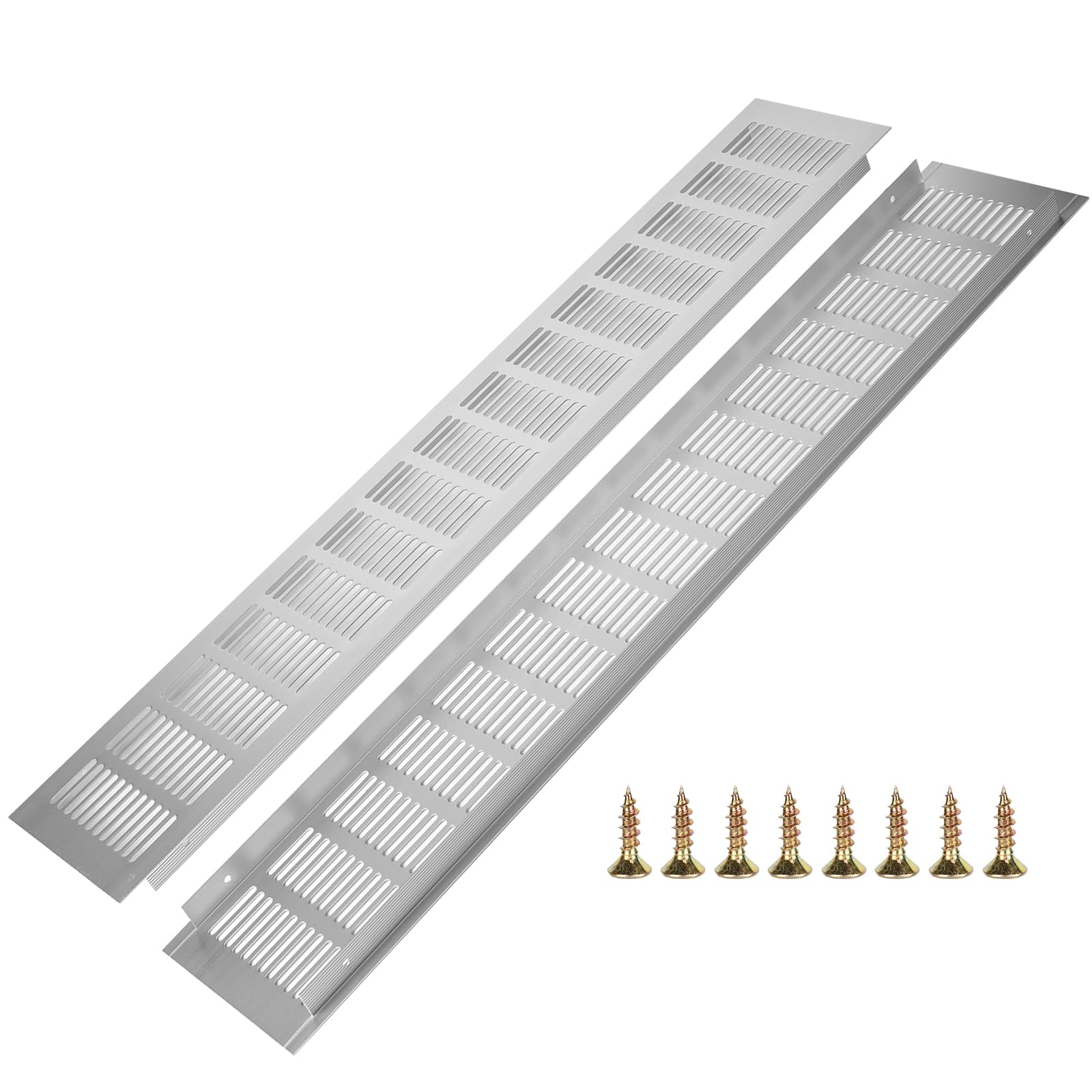 Grille d'aération rectangulaire en aluminium pour ventilation de cuisine, salle de bain et salon