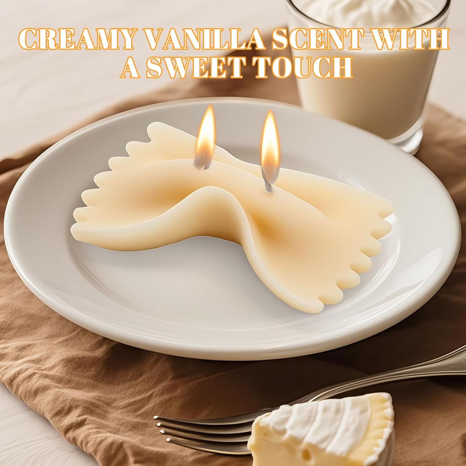 Farfalle Pasta Candle, Funny Italian-Themed Gifts
