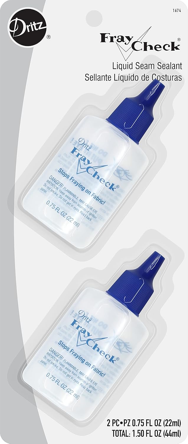 Dritz Fray Check Liquid, 0.75-Fluid Ounce, 2 Count