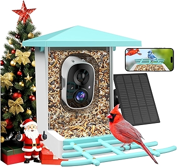 Smart Bird Feeder Camera - AI Recognition & Solar Powered