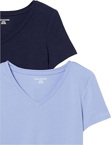 Miniatura 8 de Tienda Essentials Women's Regular-Fit Short-Sleeve T-Shirt (Crewneck and V-Neck Options), Multipacks