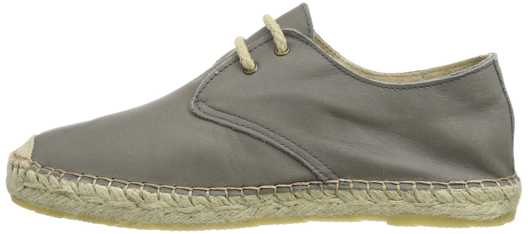 PIECES Kay Leather Espadrillos Grey AlpargatasMujer