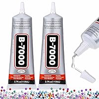 Vista 9 de B-7000 - Pegamento artesanal para hacer joyas - 15ml/0.5oz (Paquete de 2) - Pegamento super adhesivo multifunción B-7000, pegamento líquido
