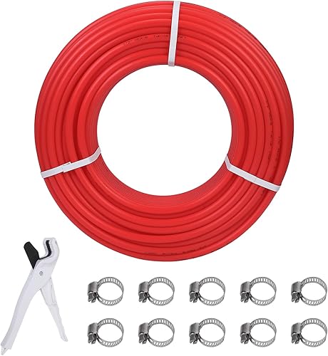 Towallmark PEX Tubing - Tubo Pex de 12 pulgada 2X 300 pies - Tubo PEX-B para calefacción de suelo radiante comercial residencial