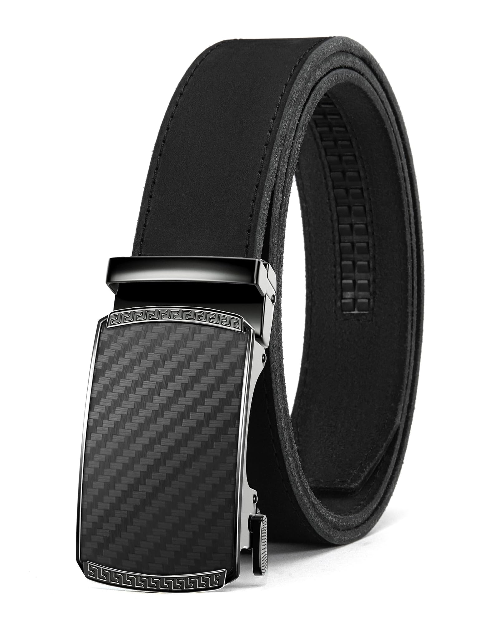 CHAOREN Gürtel Herren, Automatik Ledergürtel Herren 35mm ohne Löcher