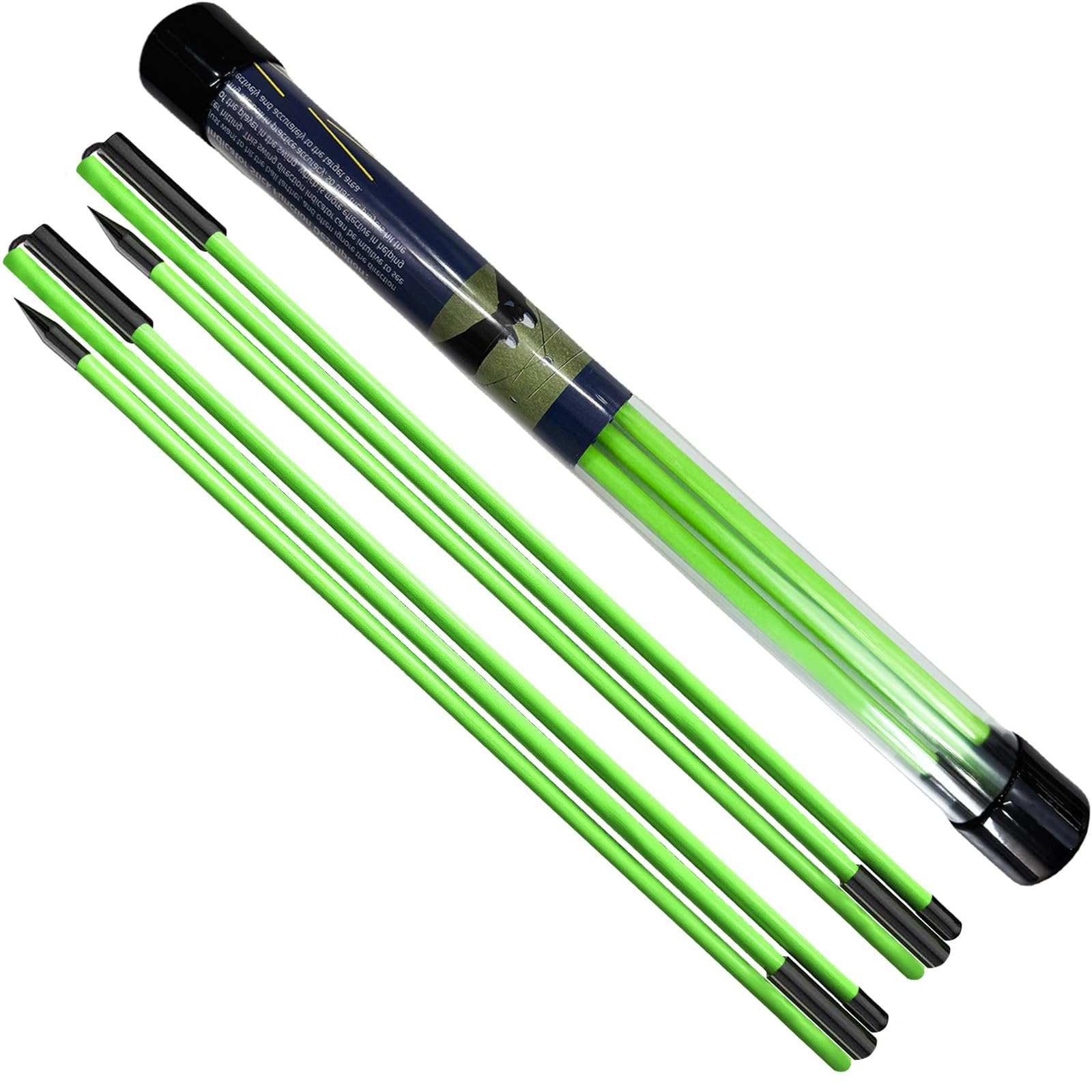 NBBENG Golf calibration stick, two-piece suit of golf practice sticks, foldable positioning rod, golf training aid tool for aiming, putting, posture corrector