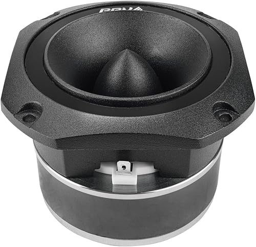 Miniatura 5 de PRV AUDIO TW700Ti Super Tweeter, 4" Titanium Bullet Super Tweeter 8 Ohm Negro, 1.5" VC Pro Audio controlador de alta frecuencia, 107dB 120 vatios