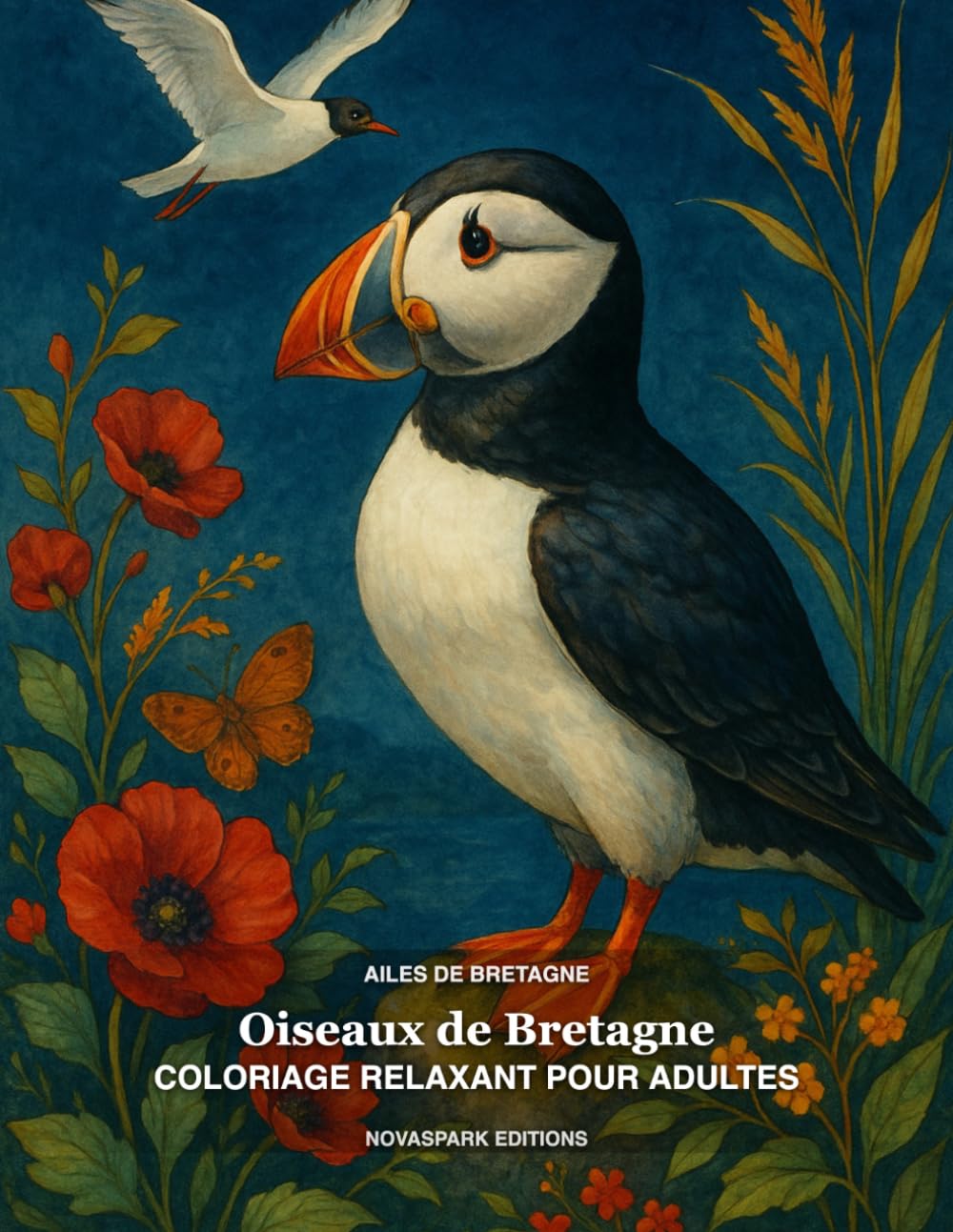 Oiseaux de Bretagne à colorier: 48 pages de coloriage