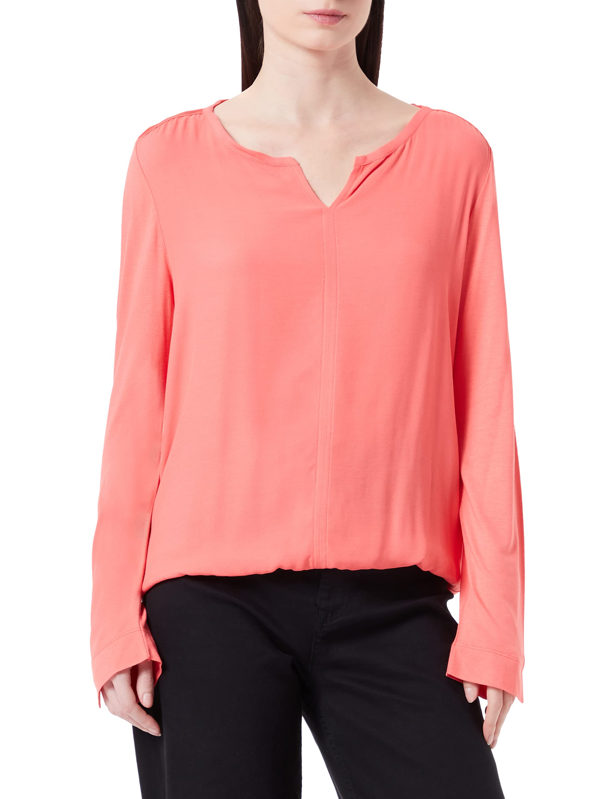 TOM TAILOR Women's Viscose Long-Sleeved Shirt