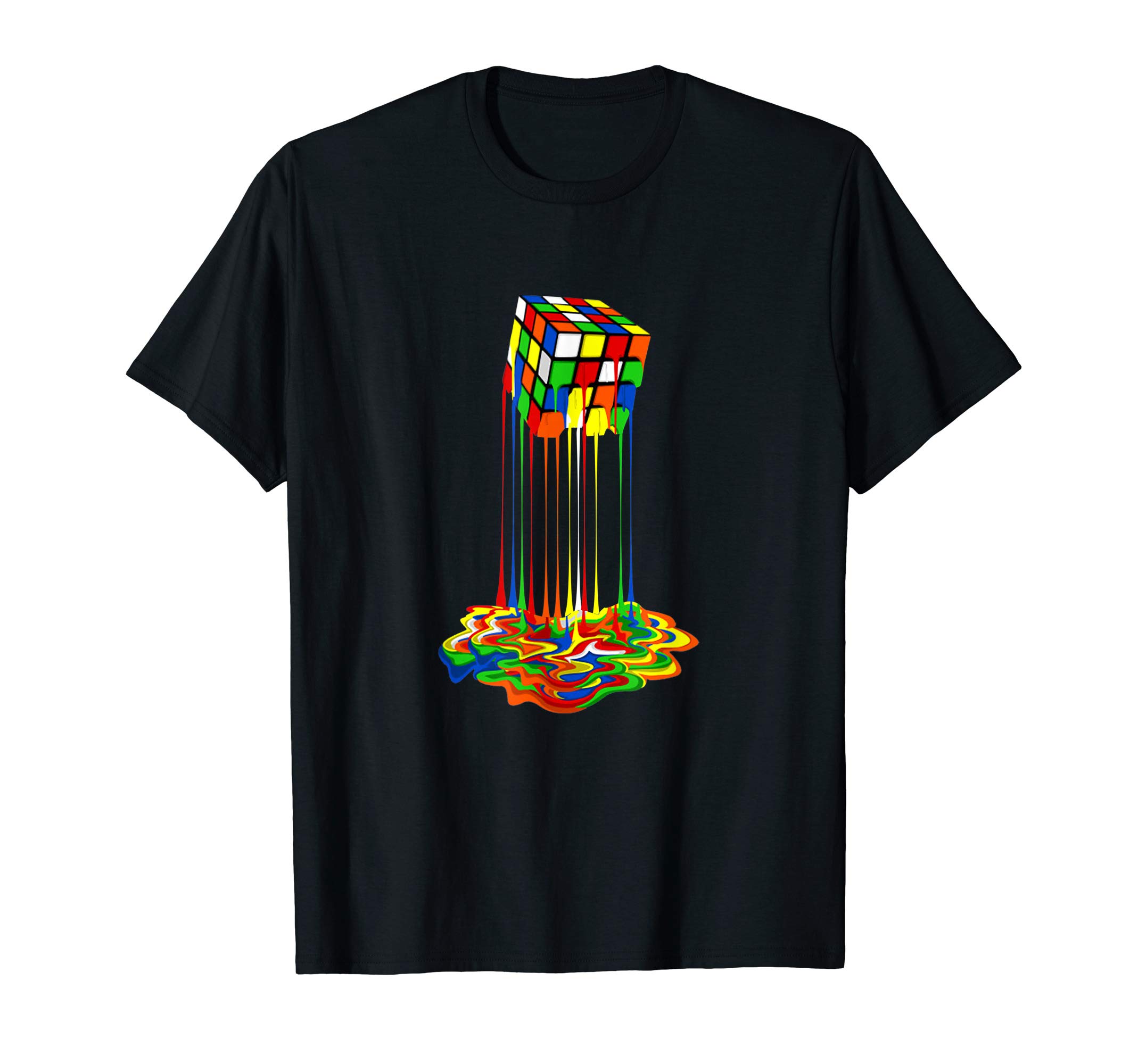 Speed Cubing TeesMelting Puzzle Cube T-ShirtOEKO-TEX STANDARD 100