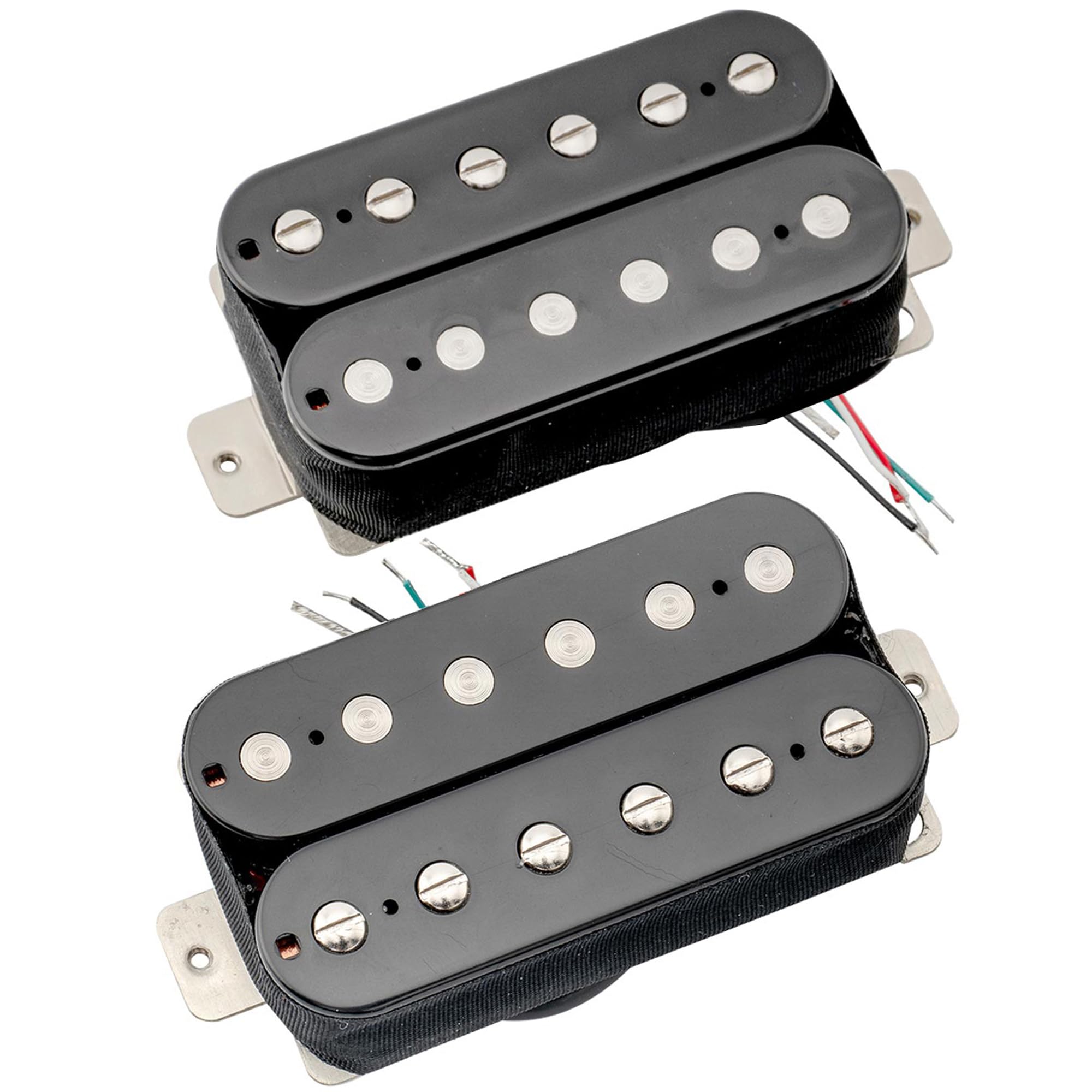 Artec HBA115 Alnico 5 Humbucker Tonabnehmer Hals Steg Pickups Set Schwarz