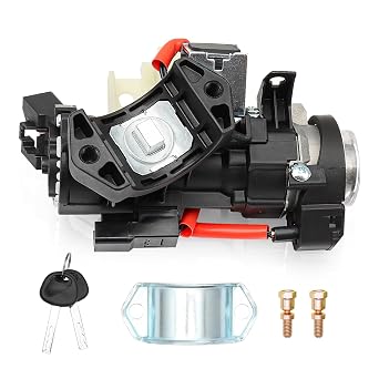 81910-D3110 Ignition Lock Cylinder & Housing for 2015-2021 Hyundai Tucson Elantra GT Veloster N, 2016-2023 Kia Rio Sportage Ignition Lock Switch Assembly with 2 Keys, 81910D3110 Ignition Switch Kits