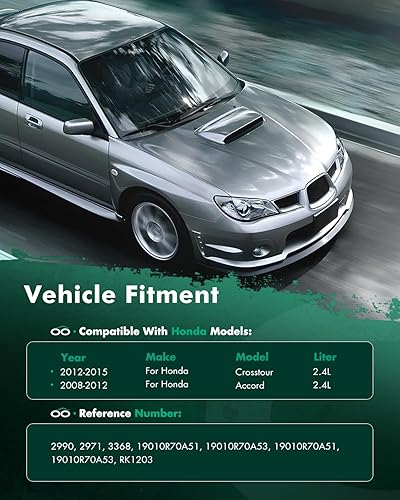 Miniatura 3 de SCITOO Radiador 2990 para Honda 2008-2012 para Accord 2.4L 2012-2015 para Honda para Crosstour 2.4L