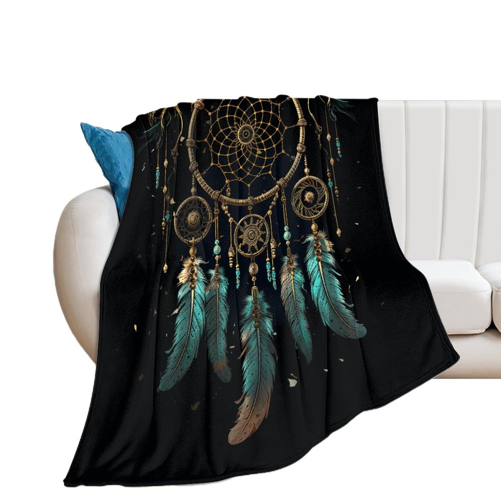 Couverture flanelle douce pour soirées cocooning sur le canapé du salon