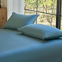 Vista 16 de Juego de fundas de almohada DOZ, 100% viscosa derivada del bambú, cultivada orgánicamente, extremadamente suave, sedosa, transpirable, refrescante