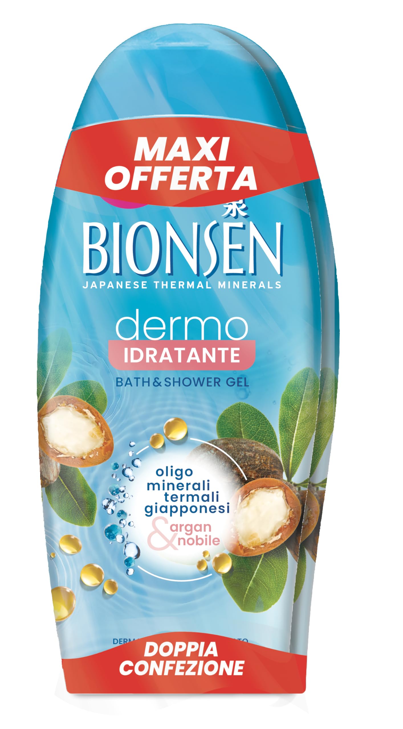 Bionsen Bipack Bain de douche déshydratant 650 mlx2