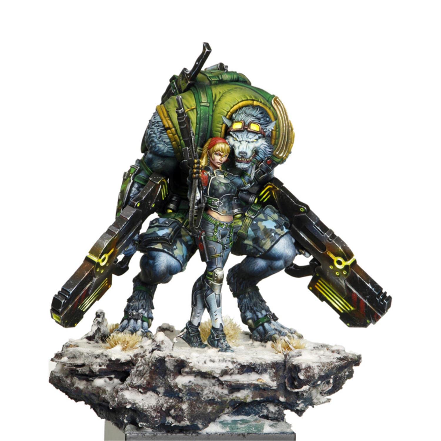 1/24 Ancient Warrior Stand (Senza Base) Kit Modello in Resina smontato Non Verniciato