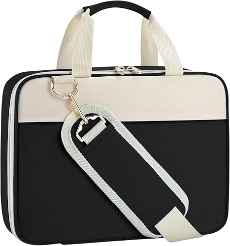 Fundas para la Biblia para mujer, funda de transporte para la Biblia de gran tamaño, bolsa de Biblia de iglesia con asa acolchada, correa de hombro