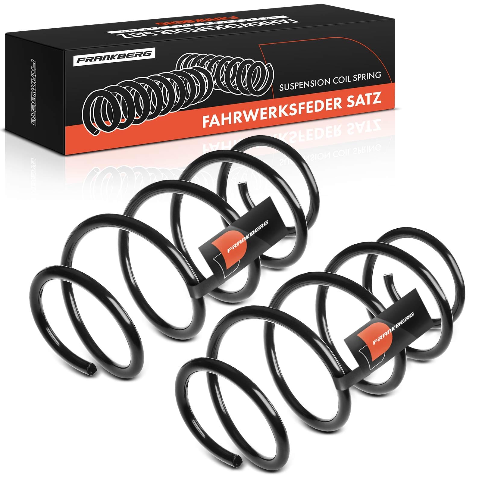 2x Federn Fahrwerksfeder Vorderachse Kompatibel mit Fox 5Z1 5Z3 Schrägheck 1.2L 2005-2011 Replace# 6Q0411105Q