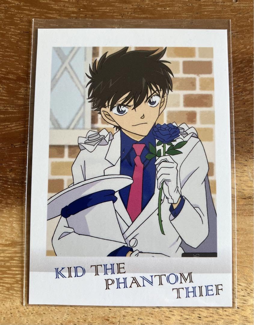 【希少】怪盗キッド　1412 ラミネートカード　ラミネート　1996年 Amazon.co.jp: コナン 怪盗キッド カード バラ柄 超 : おもちゃ