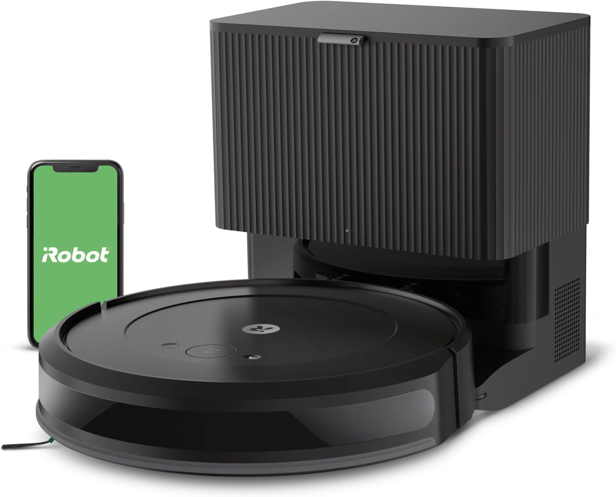 Roomba Vacuum 2 Essential Robot with AutoEmpty Dock, 3 Suction Levels, Latest Floor Tracking Sensors, and Compact Design (Black)