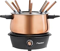 Bestron elektromos fondue készlet 8 személyre termosztáttal és rozsdamentes villákkal 1