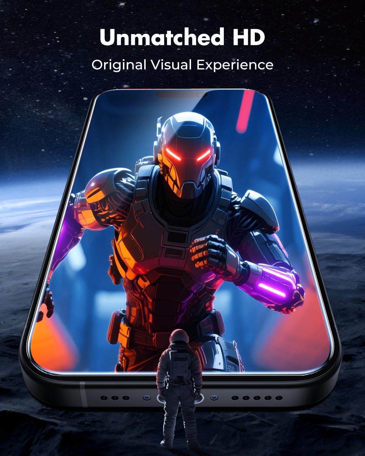 UNBREAKcable 2-Pack Screen Protector for iPhone 15, Double Shatterproof Tempered Glass [Easy Installation Frame] [9H Hardness] [99.99% HD Clear] [Case Friendly] for Apple iPhone 15 6.1 inch - Image 6