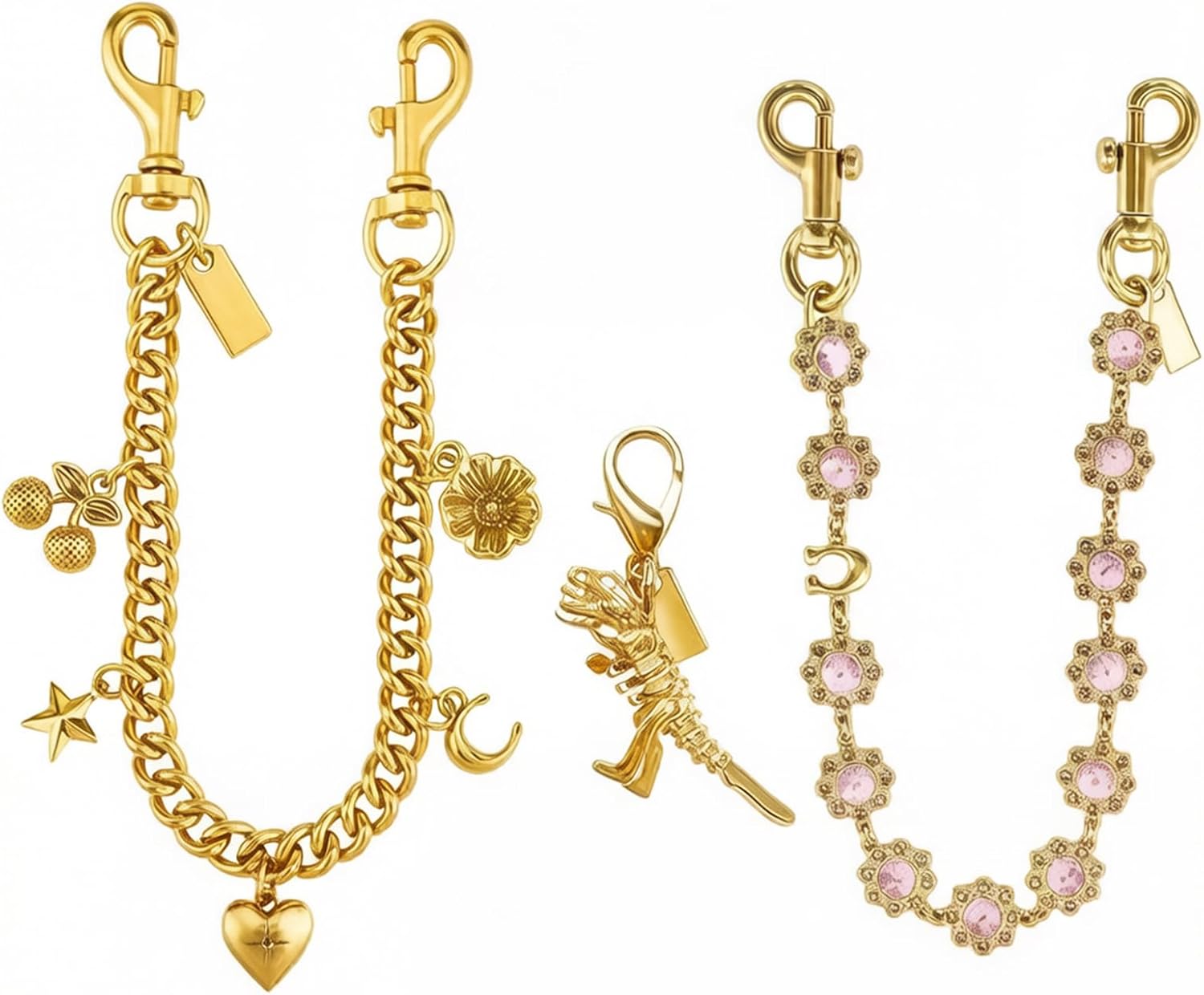 Sbredit Bag Charm,Purse Charms for Handbag,Purses Key Chains Accessories