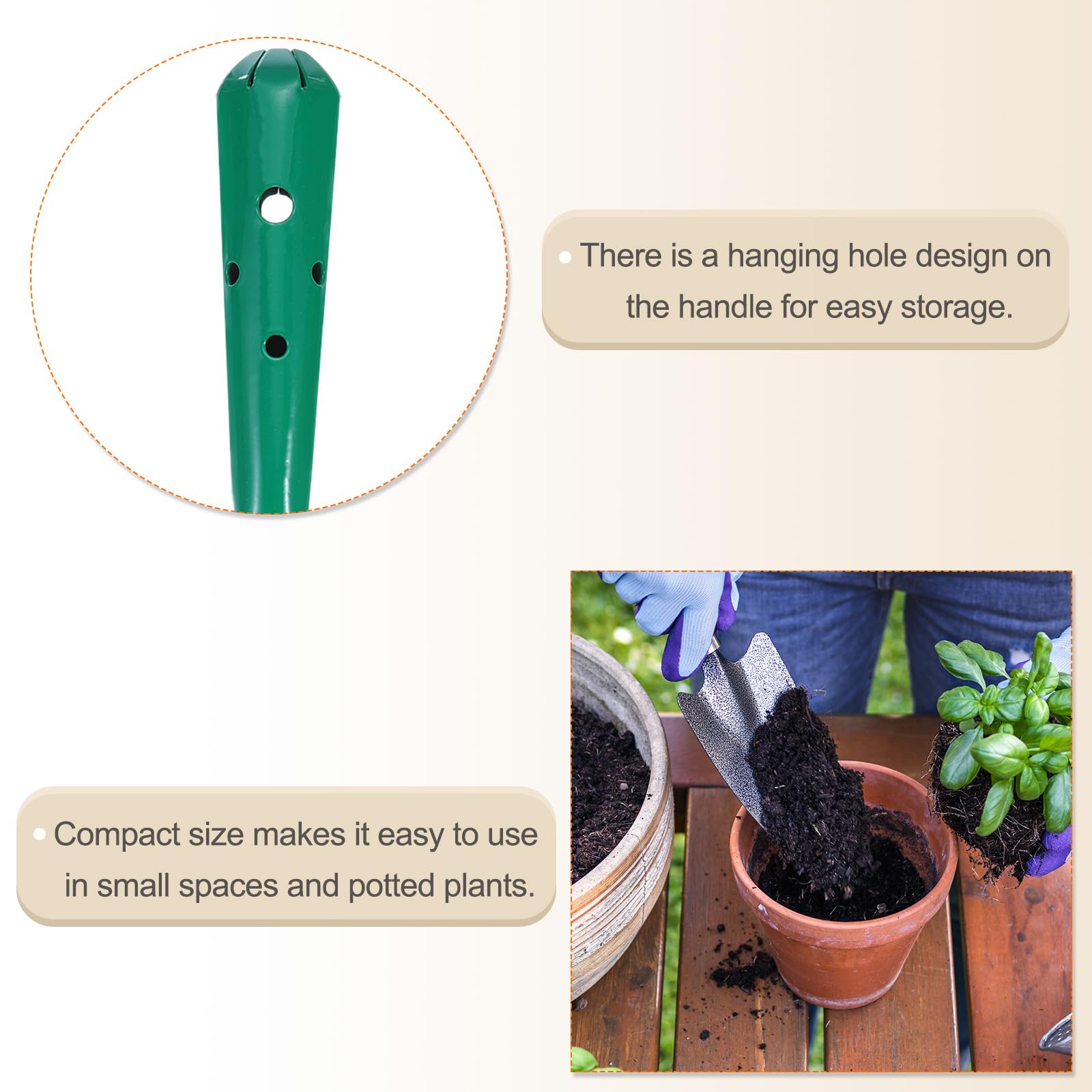 QUARKZMAN 24 Piezas De Pala De Mano Mini Colorida De Metal 11" X 3" Juego De Palas De Cavar para Trasplantar Herramientas De Jardín para Cavar Tierra Plantar Deshierbar