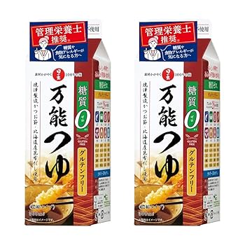 おつゆ✨ Amazon.co.jp: 日の出 万能つゆ 糖質ゼロ 500ml ×2本［めんつゆ