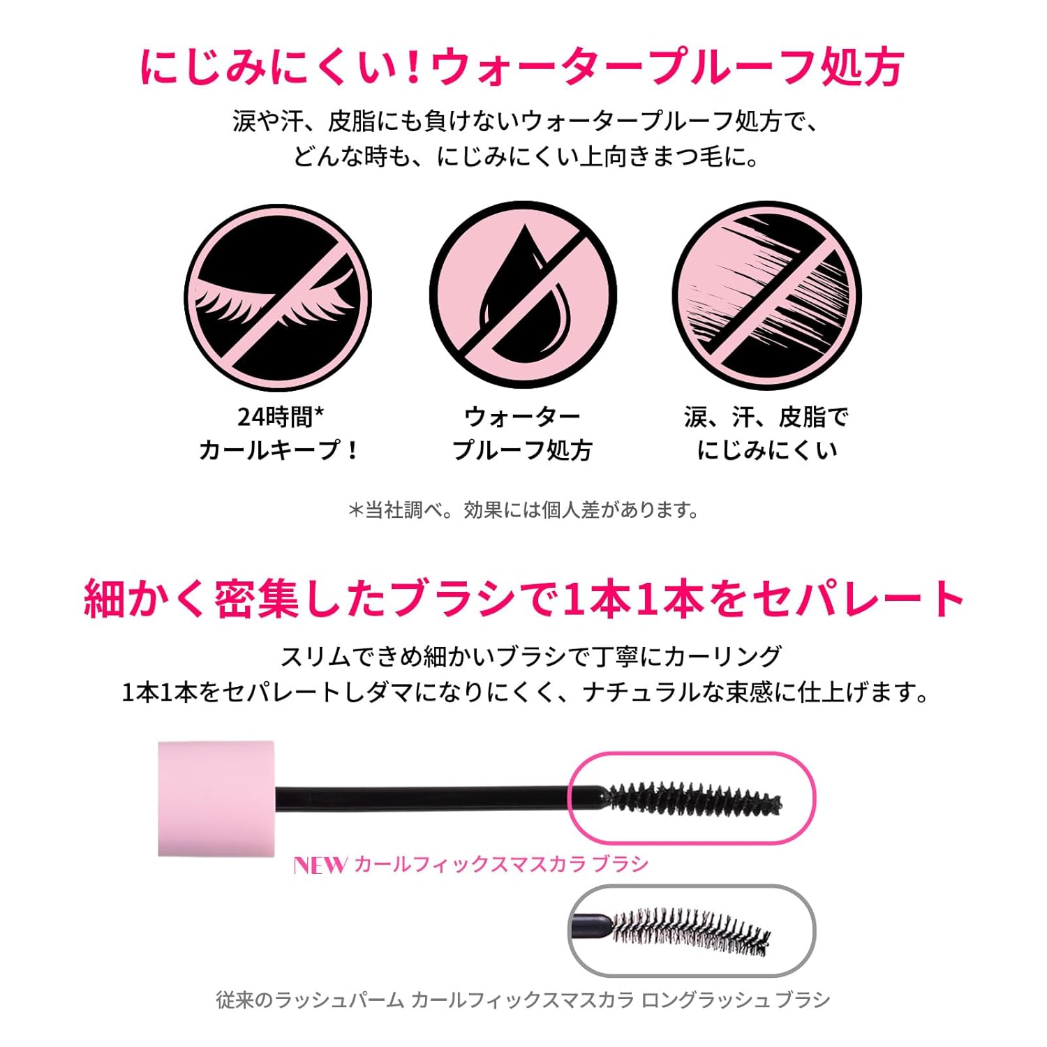 ETUDE Curl Fix Mascara, Lash Mascara, Strong Curl Up, Long-Lasting, Waterproof, Light-Weight, Korean Makeup, Beauty, Vegan Certified, Brown (0.27 Fl Oz) - Image 4