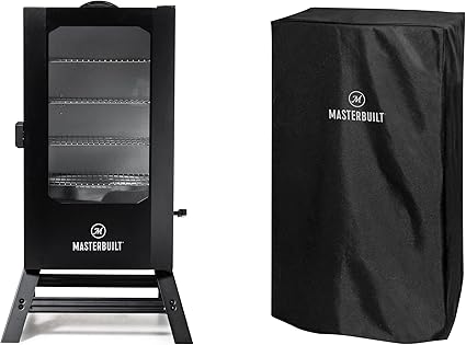 Masterbuilt 40 inch Digital Electric Smoker Masterbuilt 40 inch Digital Electric Smoker with Window and Legs + Cover Bundle