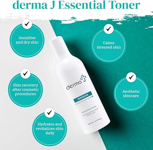 Miniatura 4 de Tónico facial premium formulado con péptidos estimulantes de colágeno, probado por dermatólogos para efectos hidratantes, antienvejecimiento y